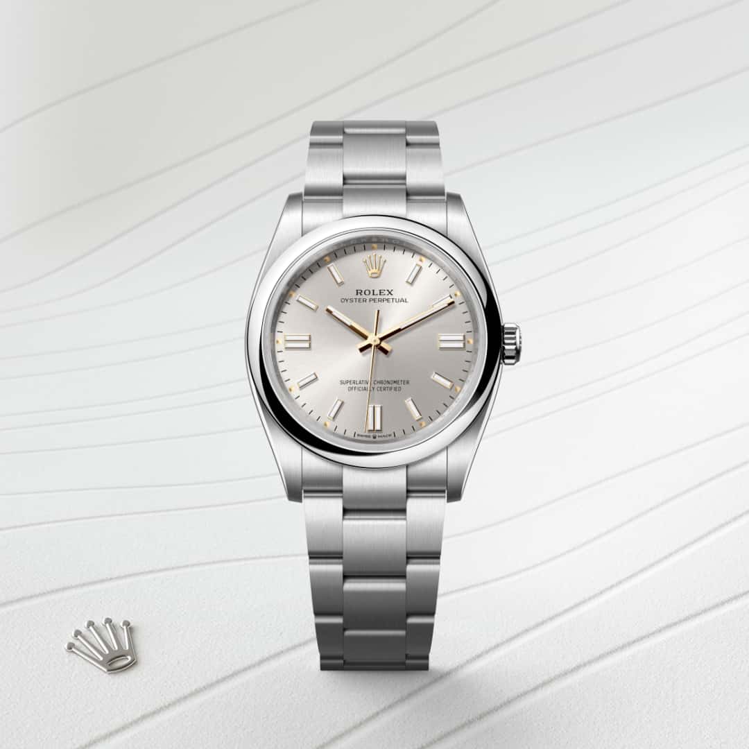 Rolex Oyster Perpetual in Oystersteel, M126000-0001 - Rolex Boutique Palo Alto