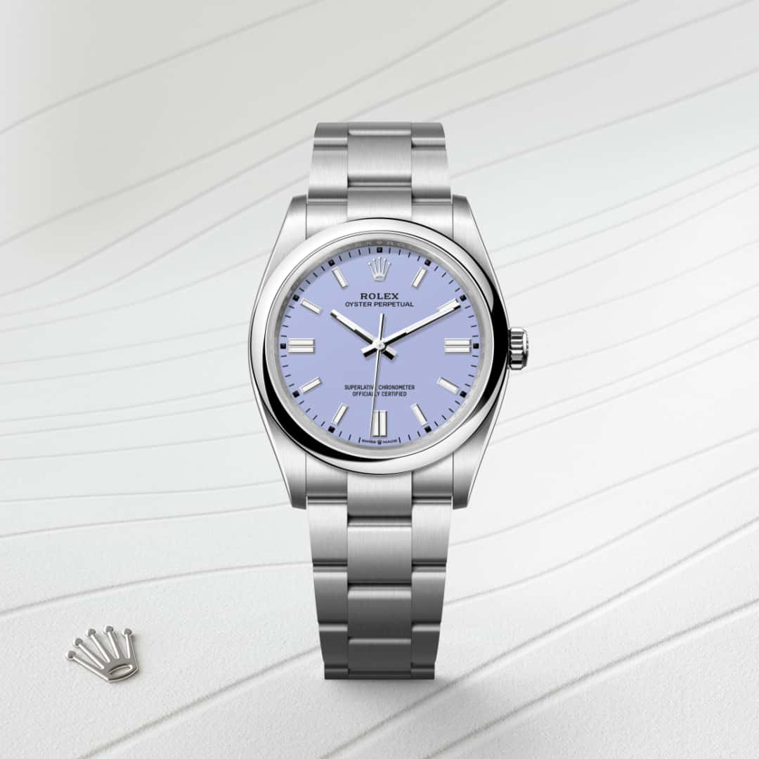 Rolex Oyster Perpetual in Oystersteel, M126000-0013 - Little Switzerland