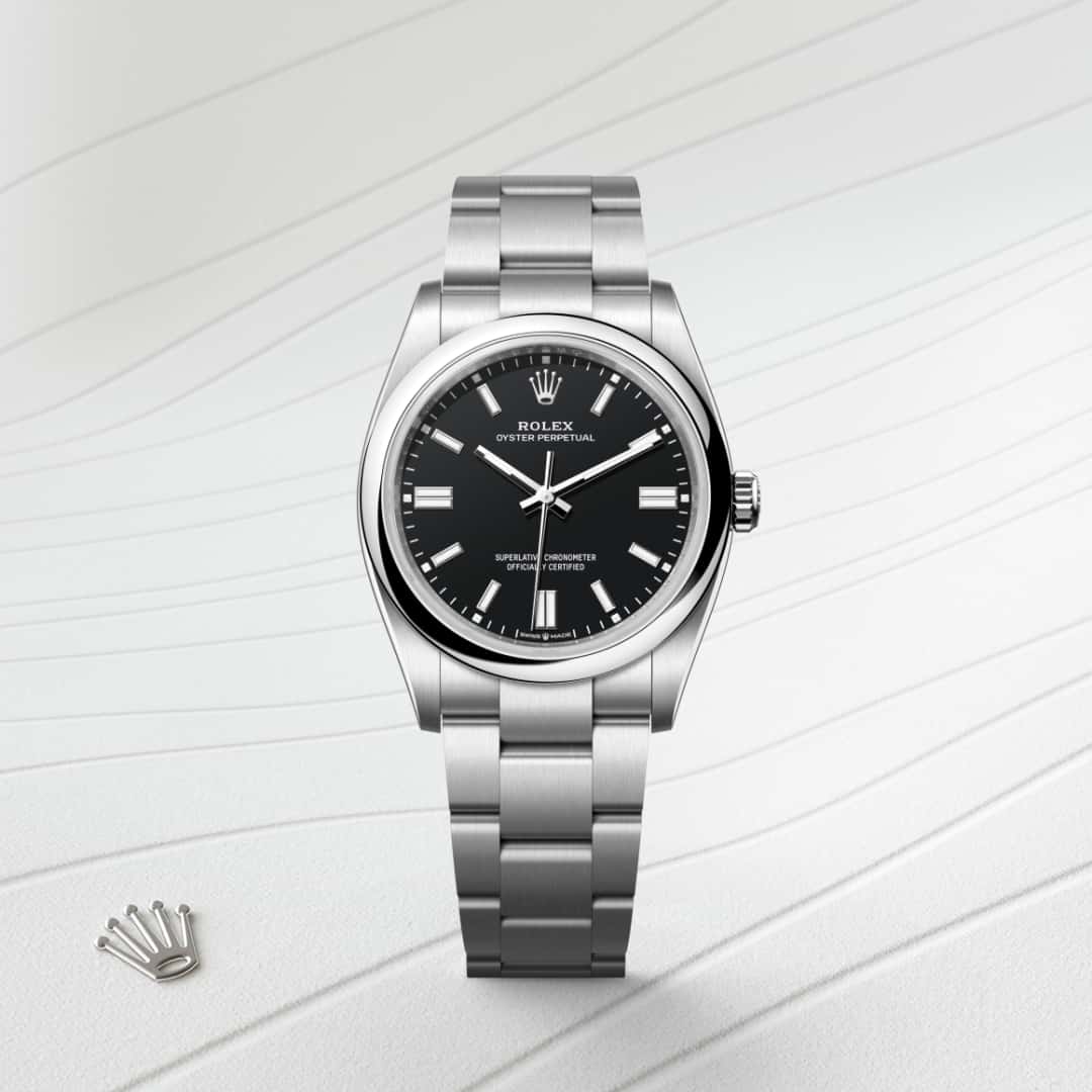 Rolex Oyster Perpetual in Oystersteel, M126000-0014 - Rolex Boutique Palo Alto