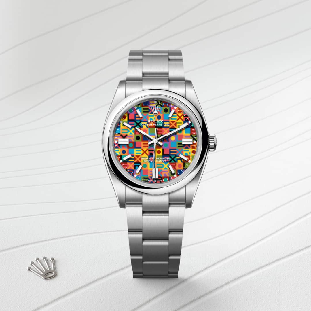 Rolex Oyster Perpetual in Oystersteel, M126000-0016 - Rolex Boutique Palo Alto