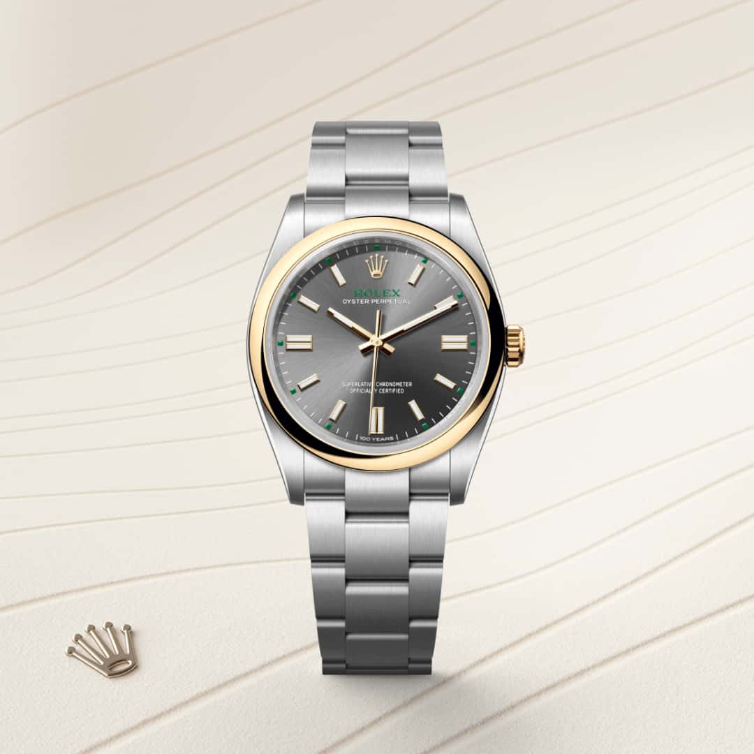 Rolex Oyster Perpetual in Yellow Rolesor - combination of Oystersteel and yellow gold, M126003-0001 - Little Switzerland