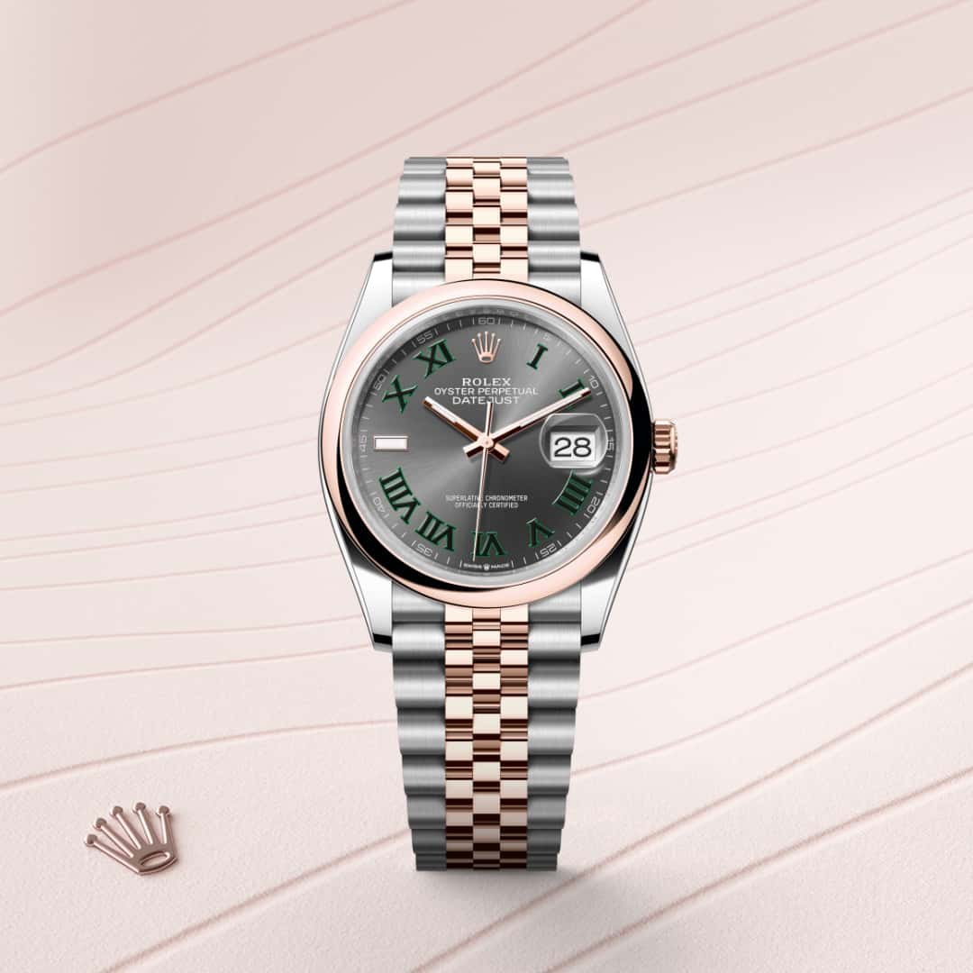 Rolex Datejust in Everose Rolesor - combination of Oystersteel and Everose gold, M126201-0029 - Walters & Hogsett