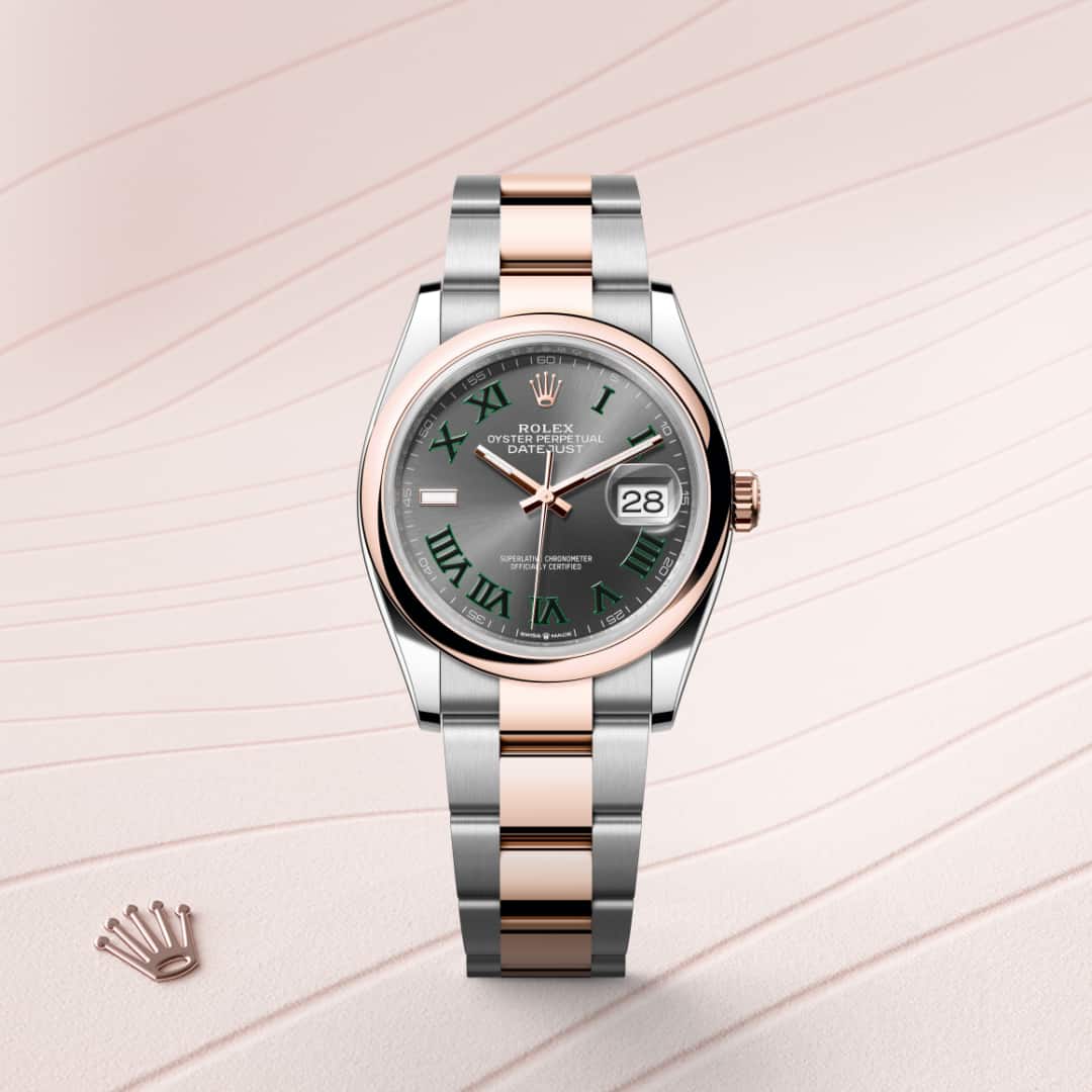Rolex Datejust in Everose Rolesor - combination of Oystersteel and Everose gold, M126201-0030 - Walters & Hogsett
