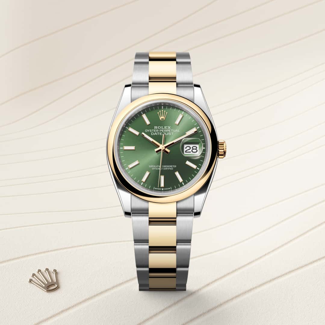 Rolex Datejust in Yellow Rolesor - combination of Oystersteel and yellow gold, M126203-0058 - Rolex Boutique Palo Alto