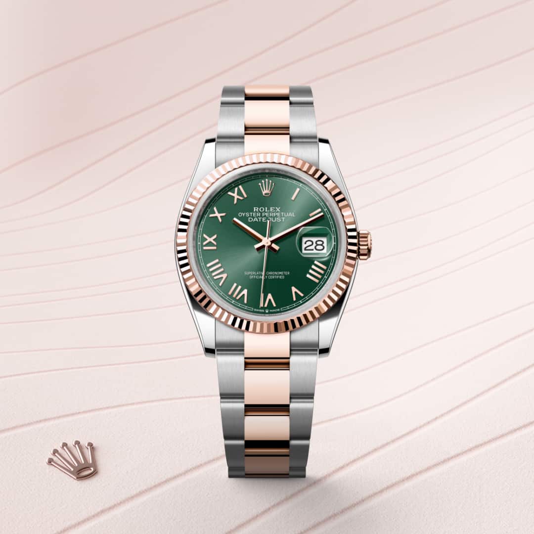 Rolex Datejust in Everose Rolesor - combination of Oystersteel and Everose gold, M126231-0052 - Meierotto Jewelers