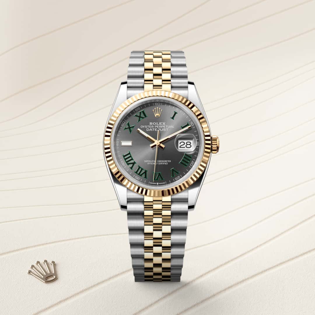 Rolex Datejust in Yellow Rolesor - combination of Oystersteel and yellow gold, M126233-0035 - Schiffman's Jewelers