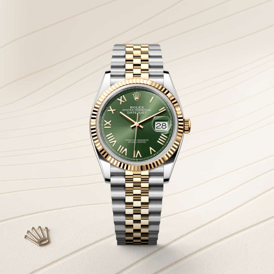 Rolex Datejust in Yellow Rolesor - combination of Oystersteel and yellow gold, M126233-0053 - Orrs Jewelers