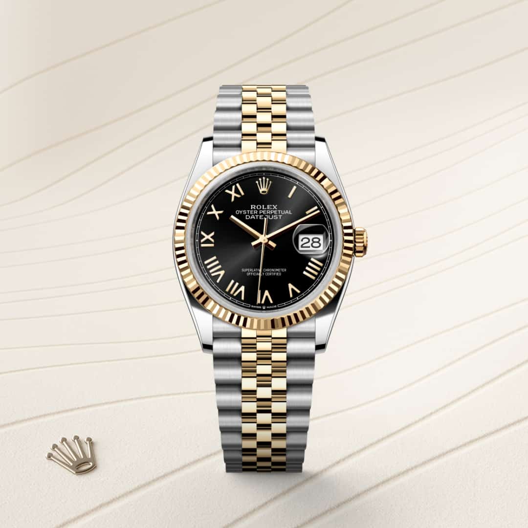 Rolex Datejust in Yellow Rolesor - combination of Oystersteel and yellow gold, M126233-0055 - Orrs Jewelers
