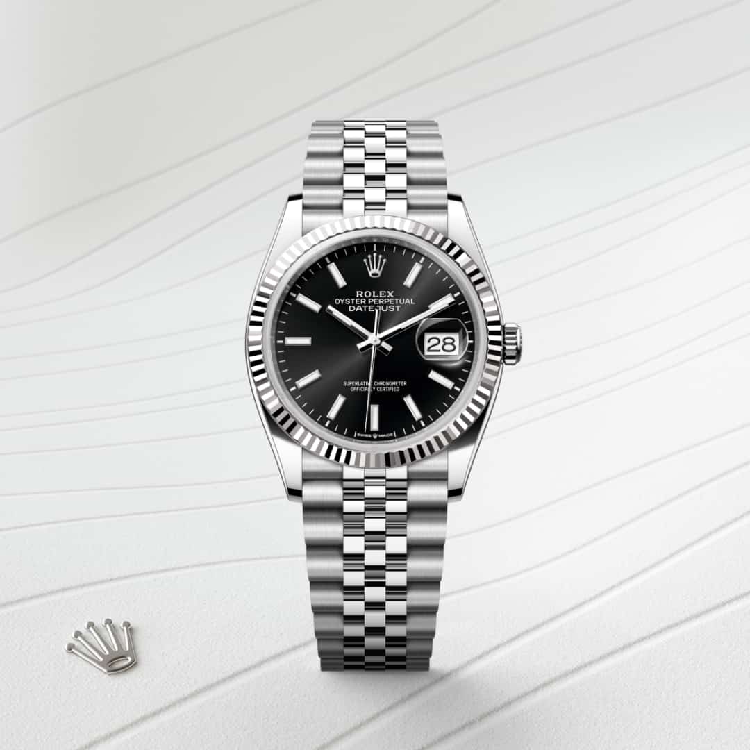 Rolex Datejust in White Rolesor - combination of Oystersteel and white gold, M126234-0015 - Richter & Phillips