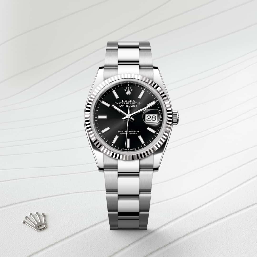 Rolex Datejust in White Rolesor - combination of Oystersteel and white gold, M126234-0016 - Richter & Phillips