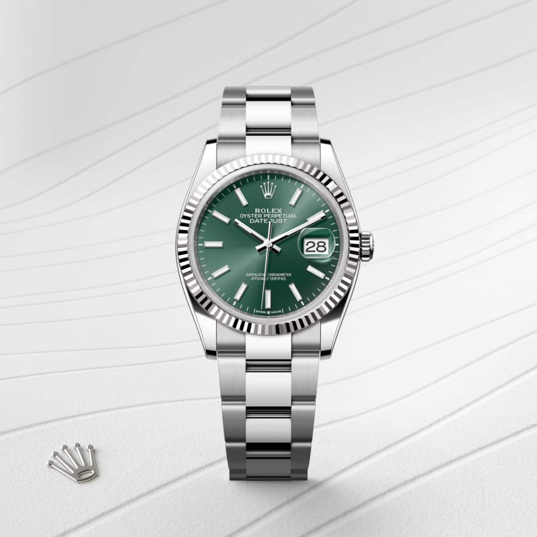 Rolex Datejust in White Rolesor - combination of Oystersteel and white gold, M126234-0052 - Richter & Phillips