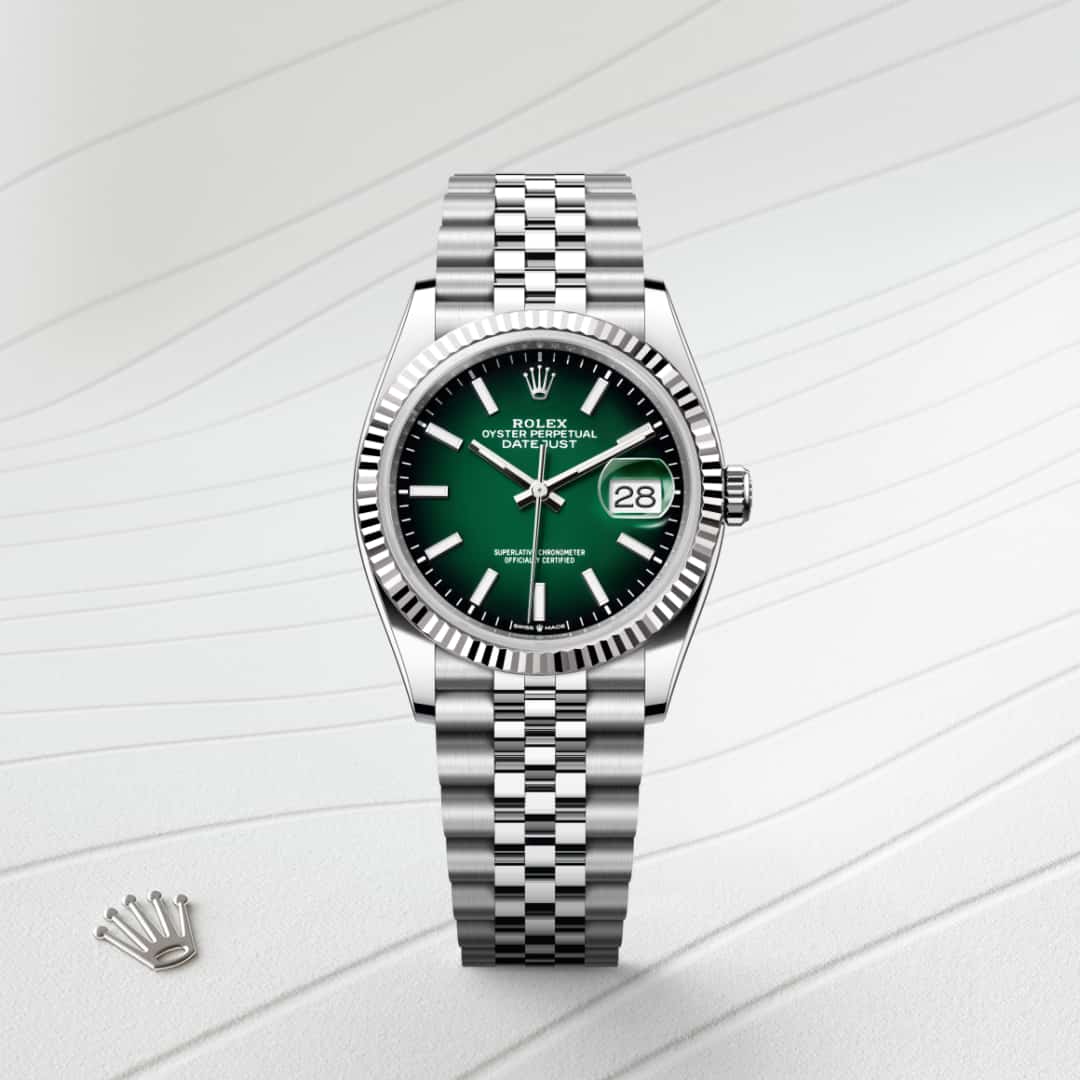 Rolex Datejust in White Rolesor - combination of Oystersteel and white gold, M126234-0059 - Walters & Hogsett