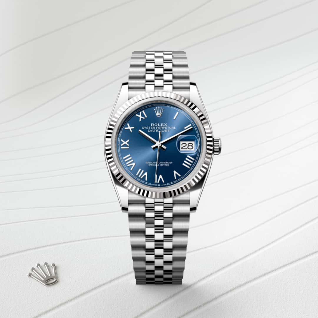 Rolex Datejust in White Rolesor - combination of Oystersteel and white gold, M126234-0069 - Walters & Hogsett