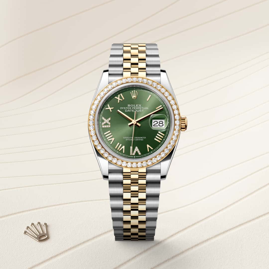 Rolex Datejust in Yellow Rolesor - combination of Oystersteel and yellow gold, M126283RBR-0035 - Meierotto Jewelers