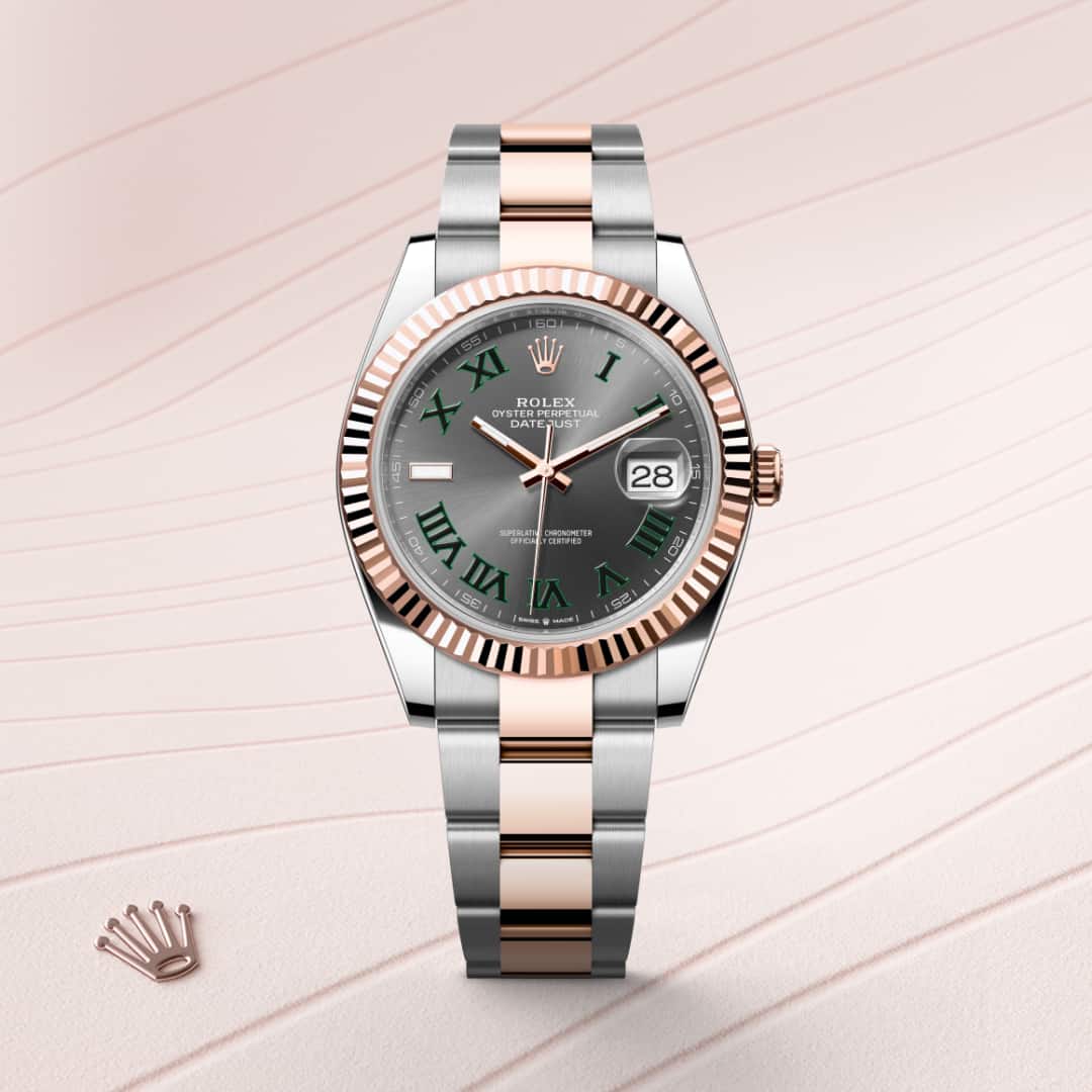 Rolex Datejust in Everose Rolesor - combination of Oystersteel and Everose gold, M126331-0015 - Lenox Jewelers