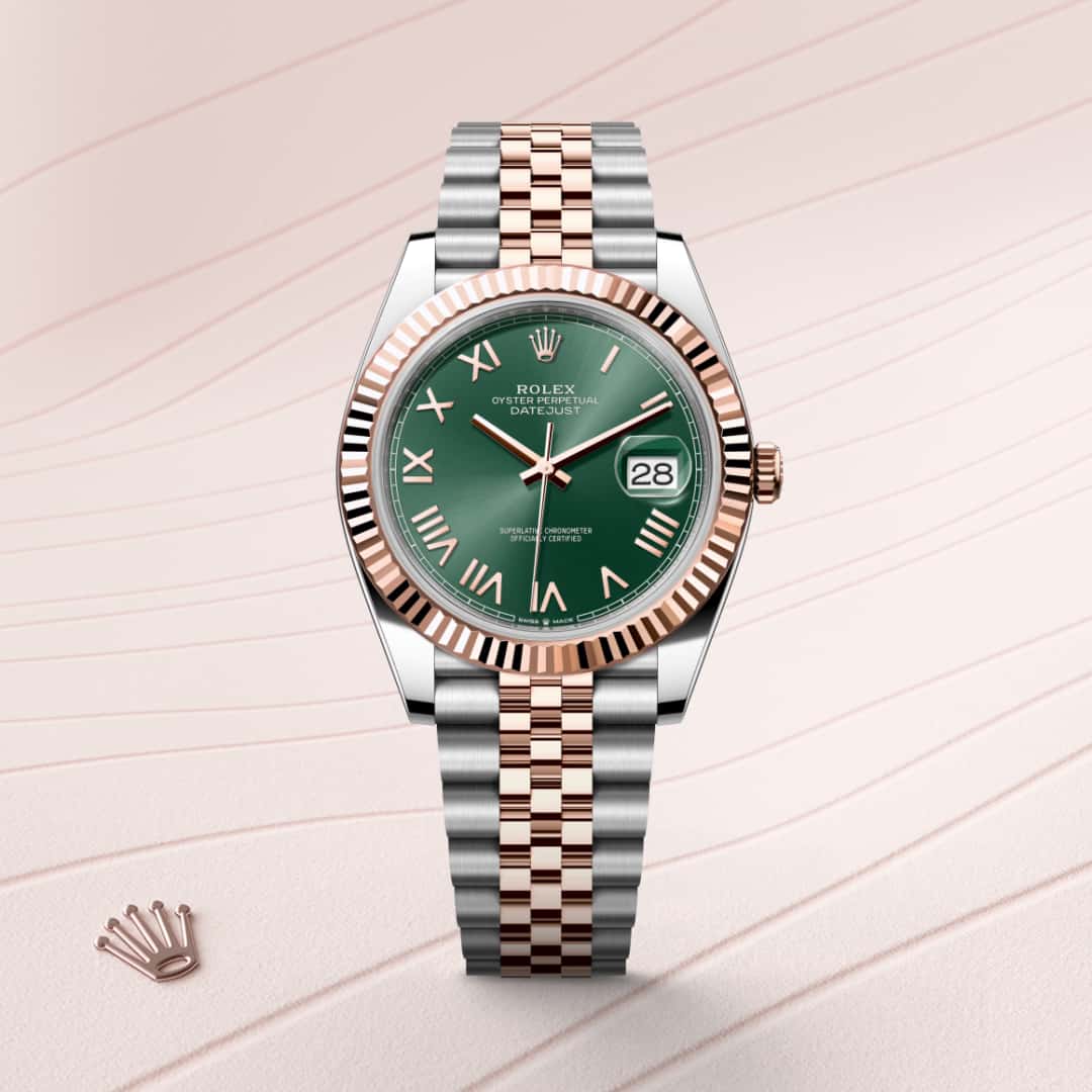 Rolex Datejust in Everose Rolesor - combination of Oystersteel and Everose gold, M126331-0022 - Clarkson Jewelers