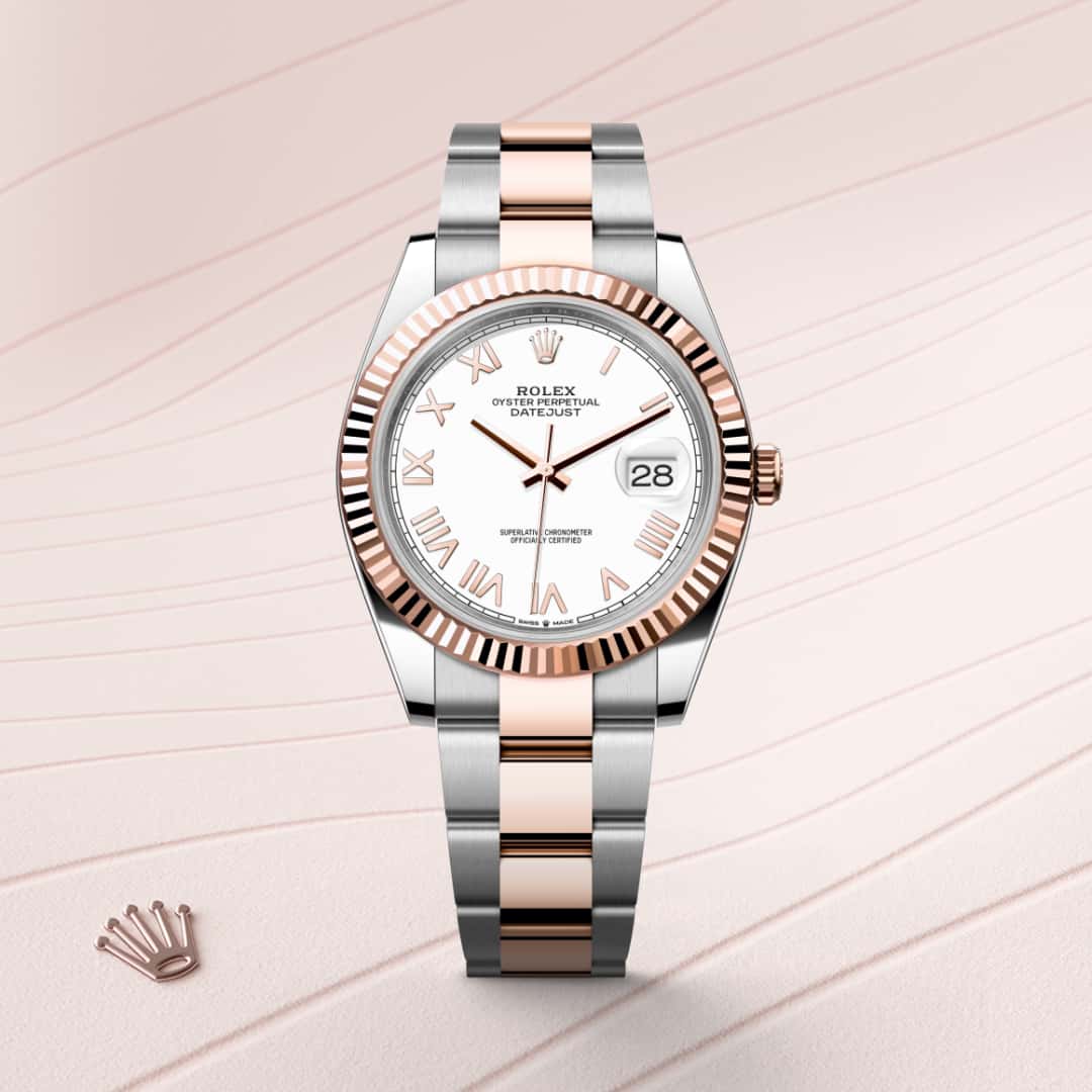 Rolex Datejust in Everose Rolesor - combination of Oystersteel and Everose gold, M126331-0025 - Clarkson Jewelers