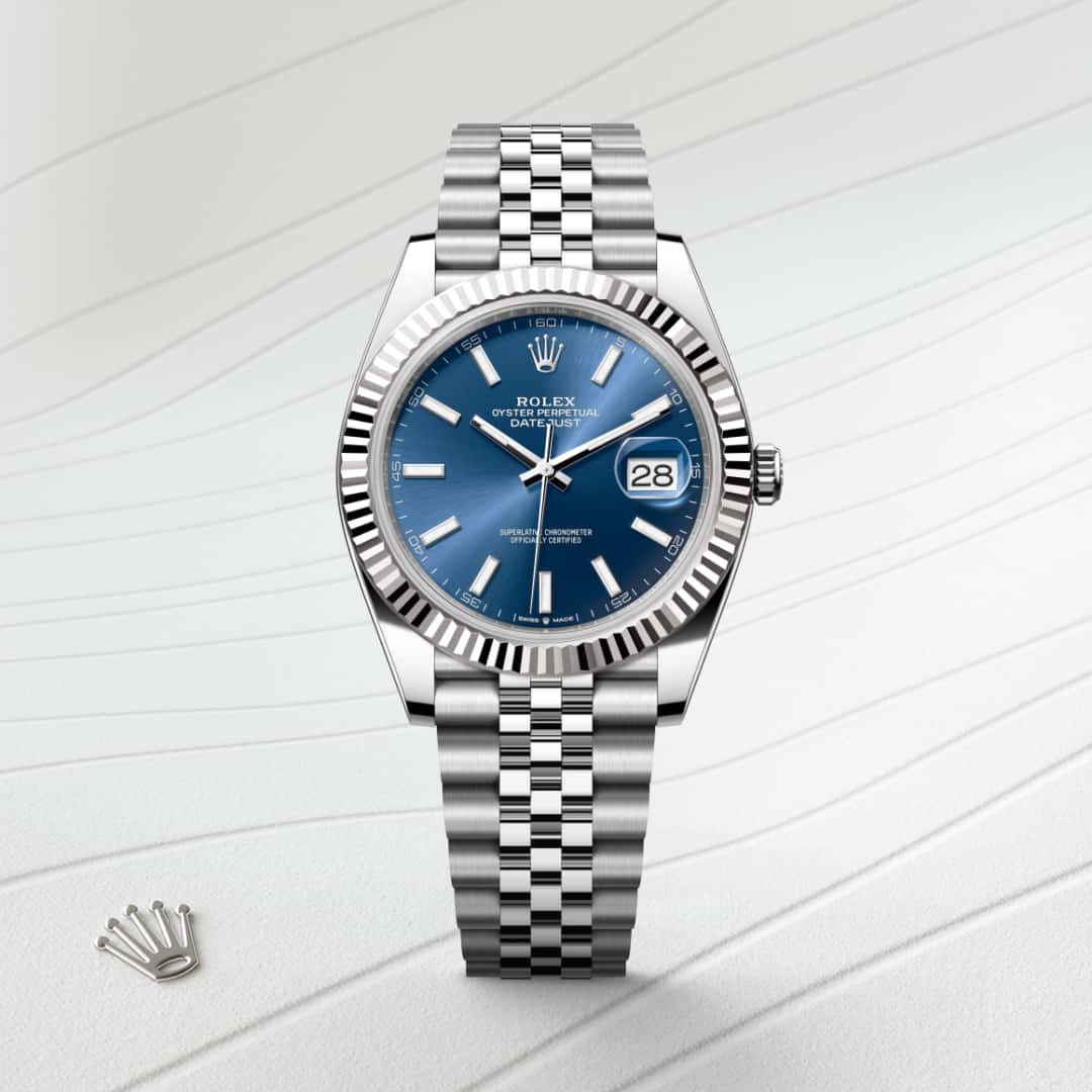 Rolex Datejust in White Rolesor - combination of Oystersteel and white gold, M126334-0002 - Richter & Phillips
