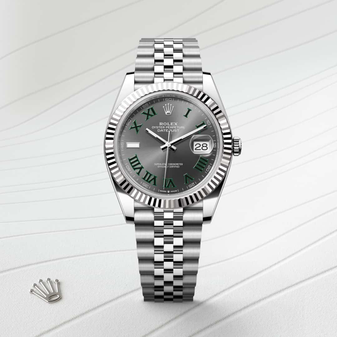 Rolex Datejust in White Rolesor - combination of Oystersteel and white gold, M126334-0022 - Little Switzerland
