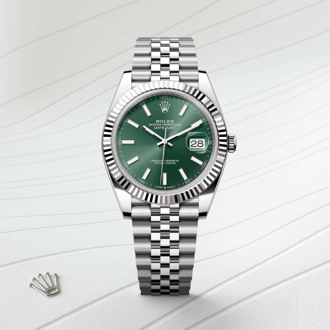 Rolex Datejust in White Rolesor - combination of Oystersteel and white gold, M126334-0028 - Walters & Hogsett