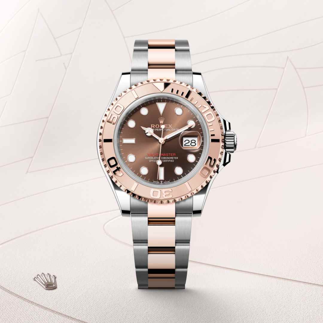 Rolex Yacht-Master in Everose Rolesor - combination of Oystersteel and Everose gold, M126621-0001 - Schiffman's Jewelers