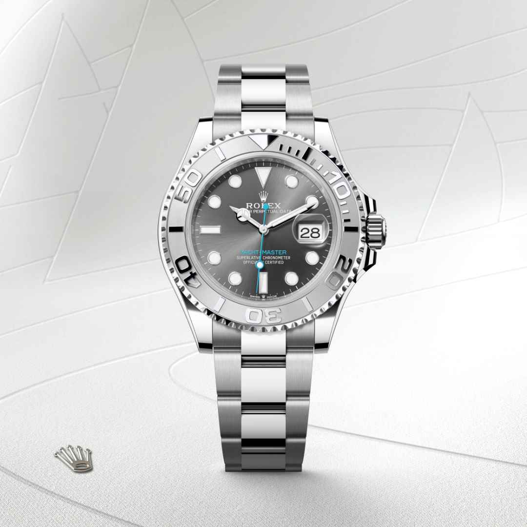 Rolex Yacht-Master in Rolesium - combination of Oystersteel and platinum, M126622-0001 - Blakemans Jewelry