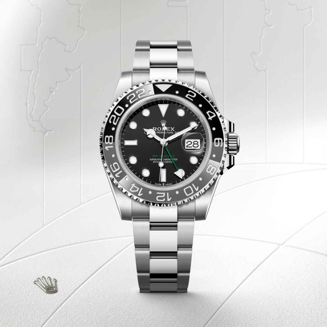 Rolex GMT-Master II in Oystersteel, M126710GRNR-0004 - Little Switzerland