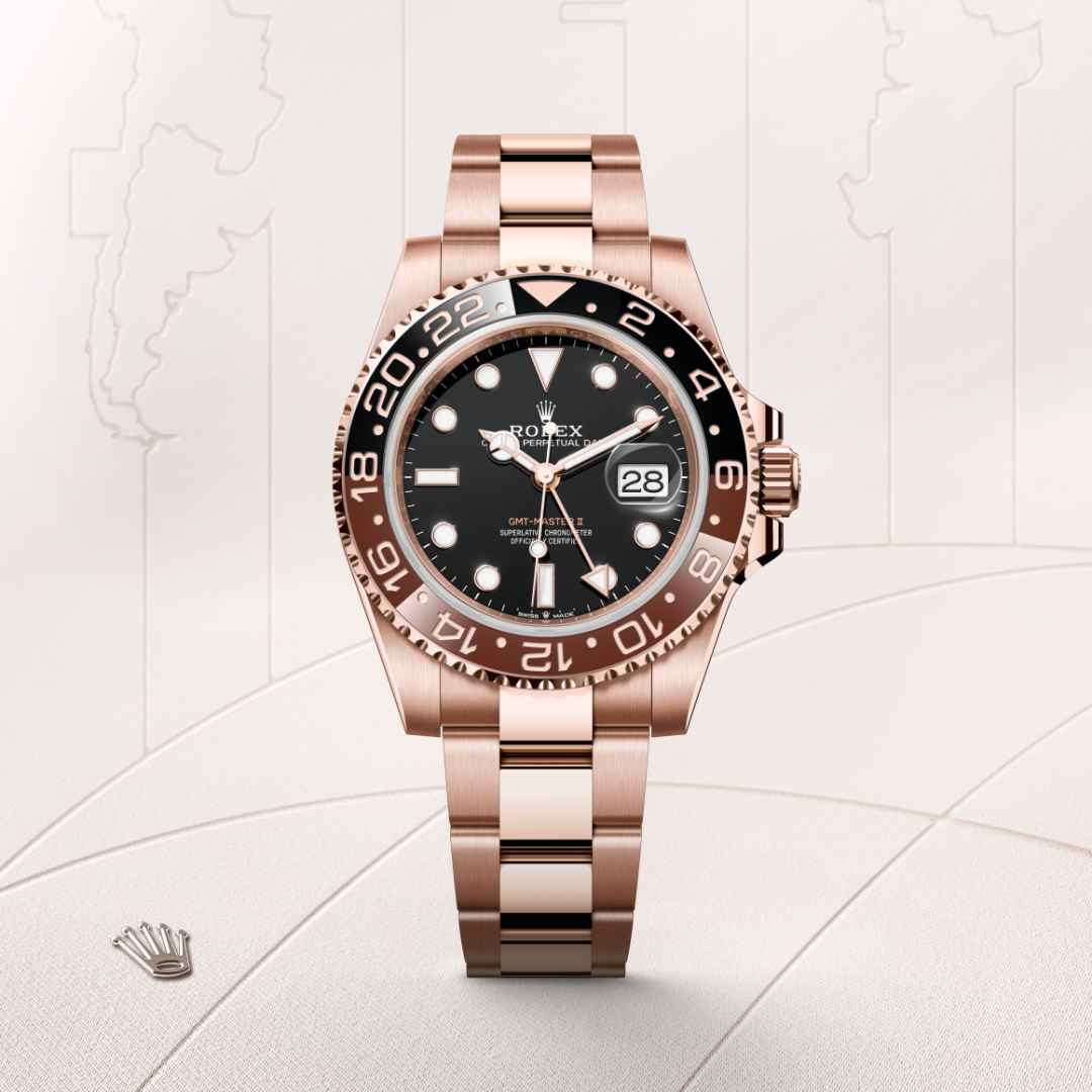 Rolex GMT-Master II in 18 kt Everose gold, M126715CHNR-0001 - Little Switzerland