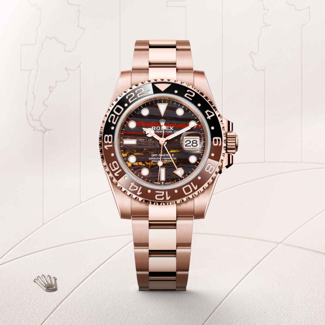 Rolex GMT-Master II in 18 kt Everose gold, M126715CHNR-0002 - Clarkson Jewelers
