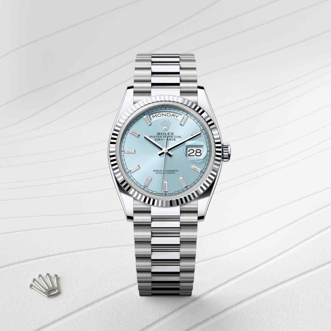 Rolex Day-Date in Platinum, M128236-0009 - Orrs Jewelers
