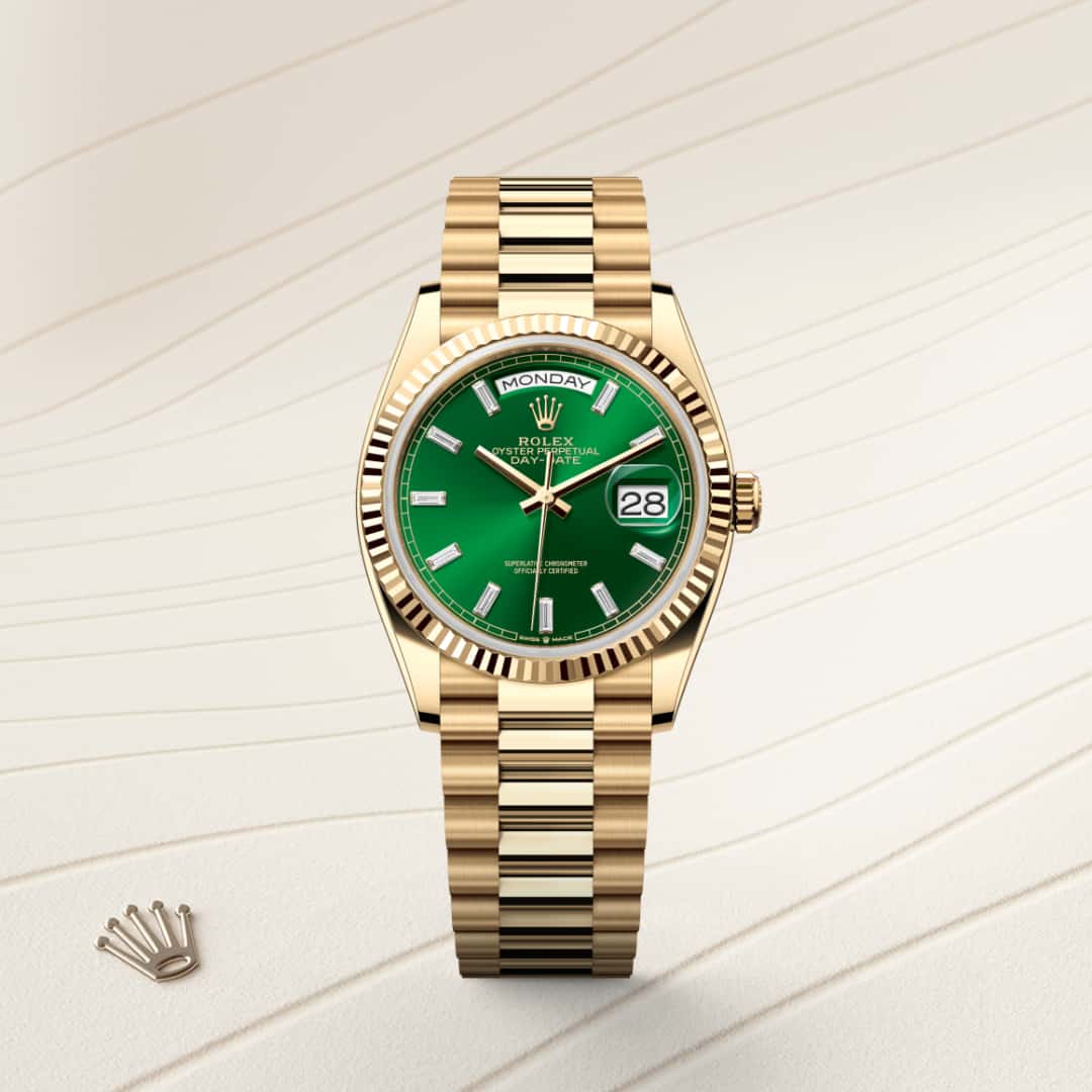 Rolex Day-Date in 18 kt yellow gold, M128238-0130 - Orrs Jewelers