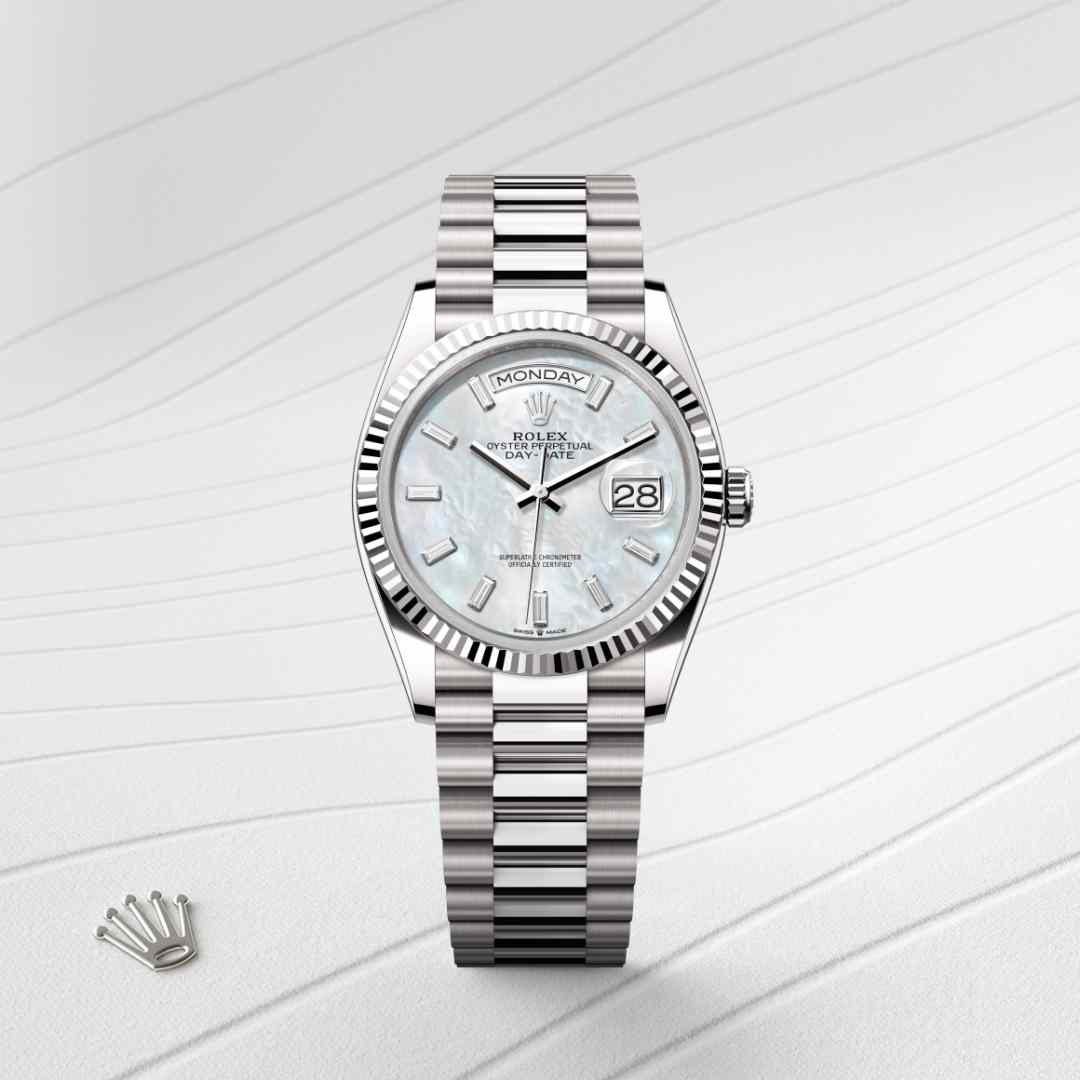 Rolex Day-Date in 18 kt white gold, M128239-0065 - Richter & Phillips