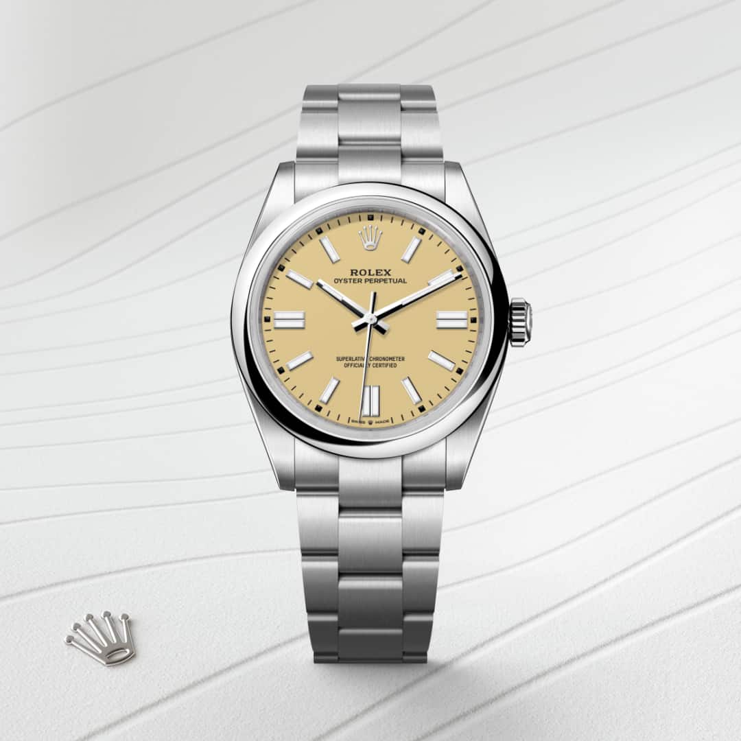 Rolex Oyster Perpetual in Oystersteel, M134300-0007 - Little Switzerland