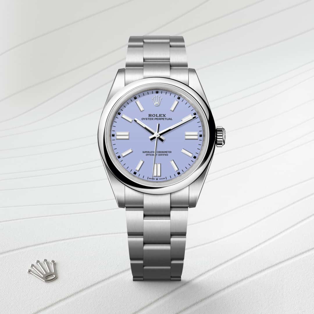 Rolex Oyster Perpetual in Oystersteel, M134300-0012 - Little Switzerland