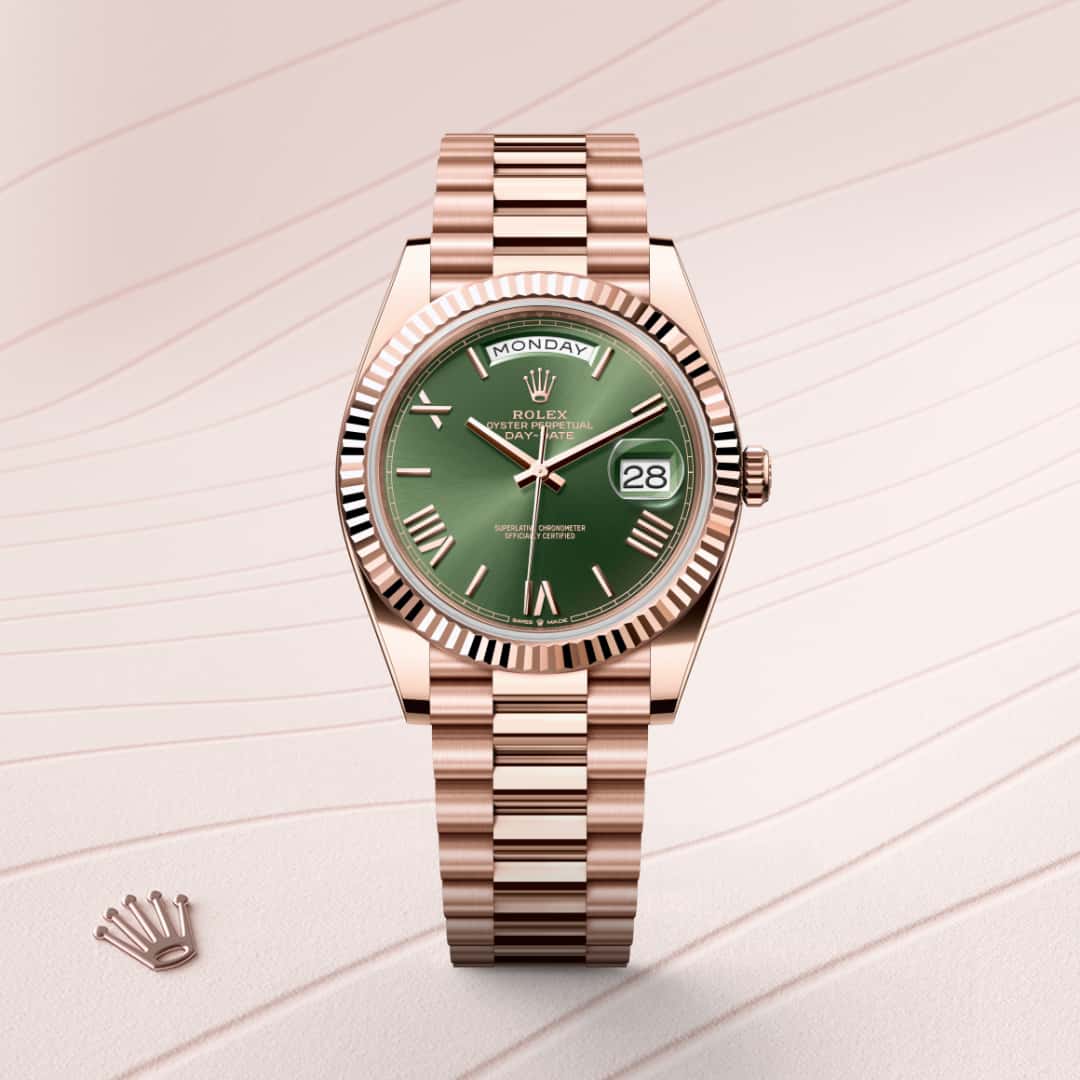Rolex Day-Date in 18 kt Everose gold, M228235-0025 - Walters & Hogsett