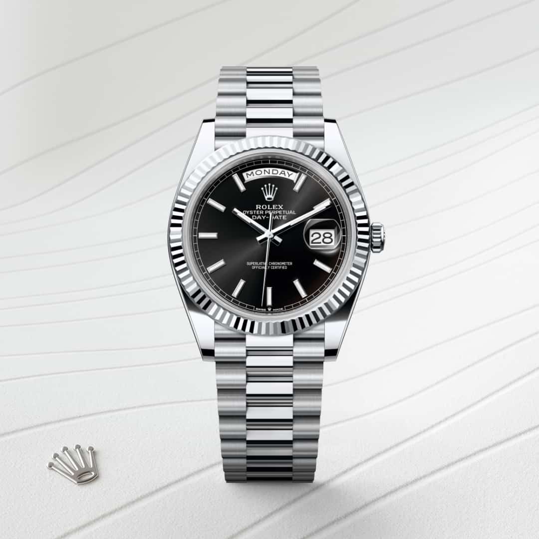 Rolex Day-Date in Platinum, M228236-0003 - Meierotto Jewelers
