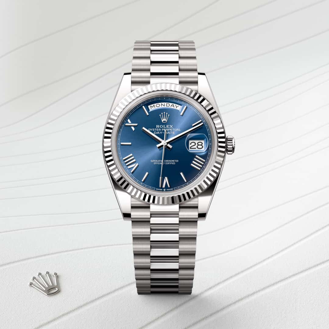 Rolex Day-Date in 18 kt white gold, M228239-0007 - Walters & Hogsett