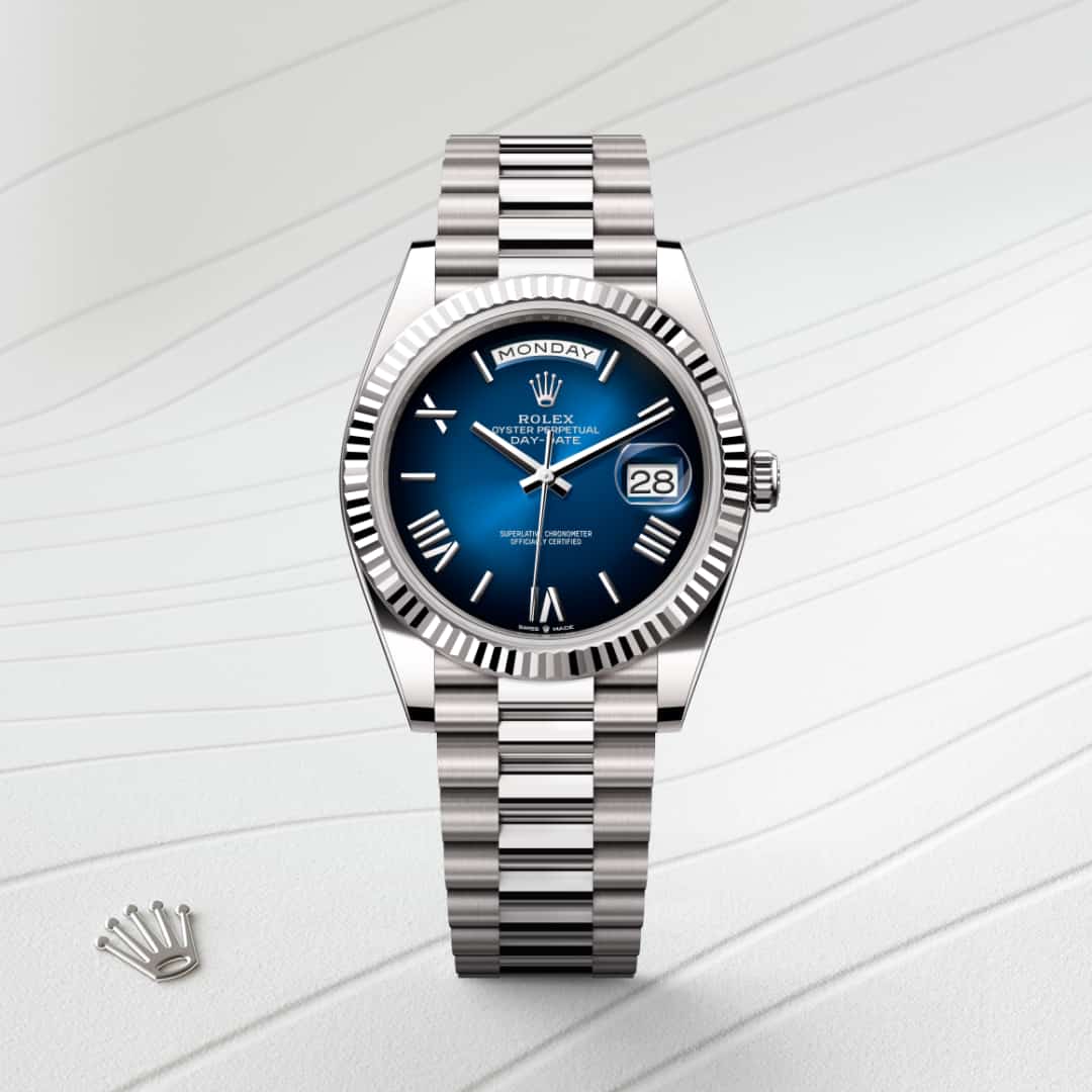 Rolex Day-Date in 18 kt white gold, M228239-0076 - Walters & Hogsett