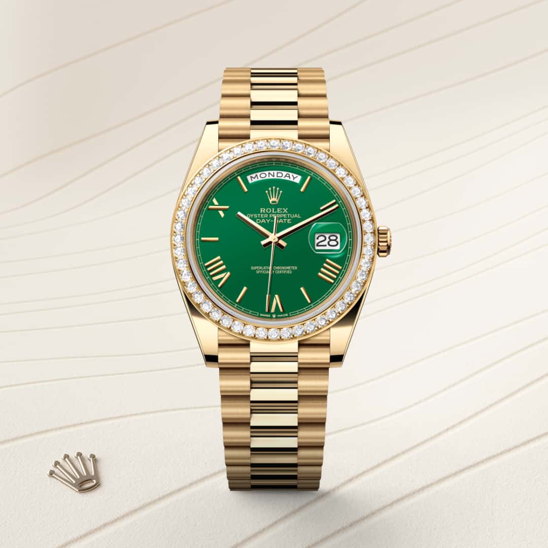 Rolex Day-Date in 18 kt yellow gold, M228348RBR-0040 - Meierotto Jewelers