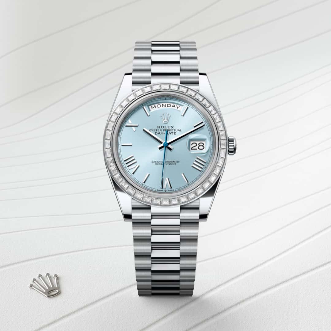 Rolex Day-Date in Platinum, M228396TBR-0030 - Schiffman's Jewelers