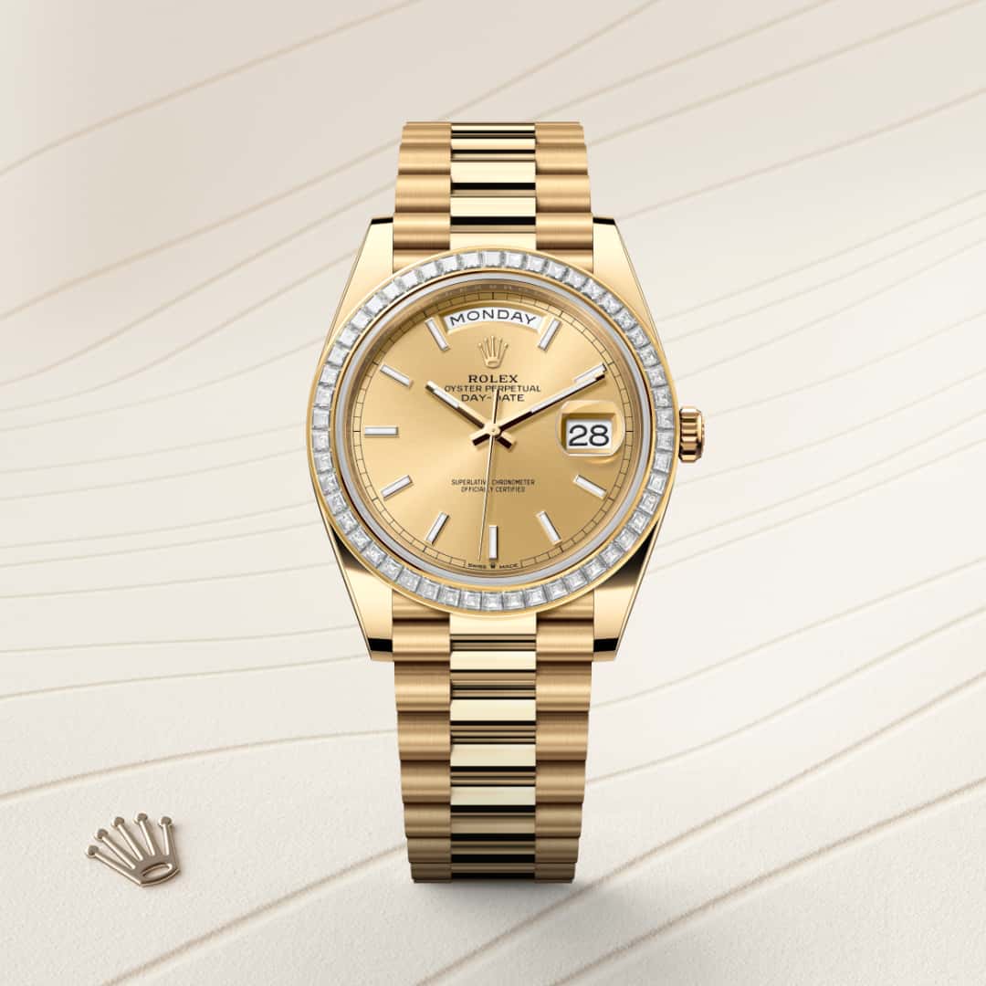 Rolex Day-Date in 18 kt yellow gold, M228398TBR-0007 - Meierotto Jewelers