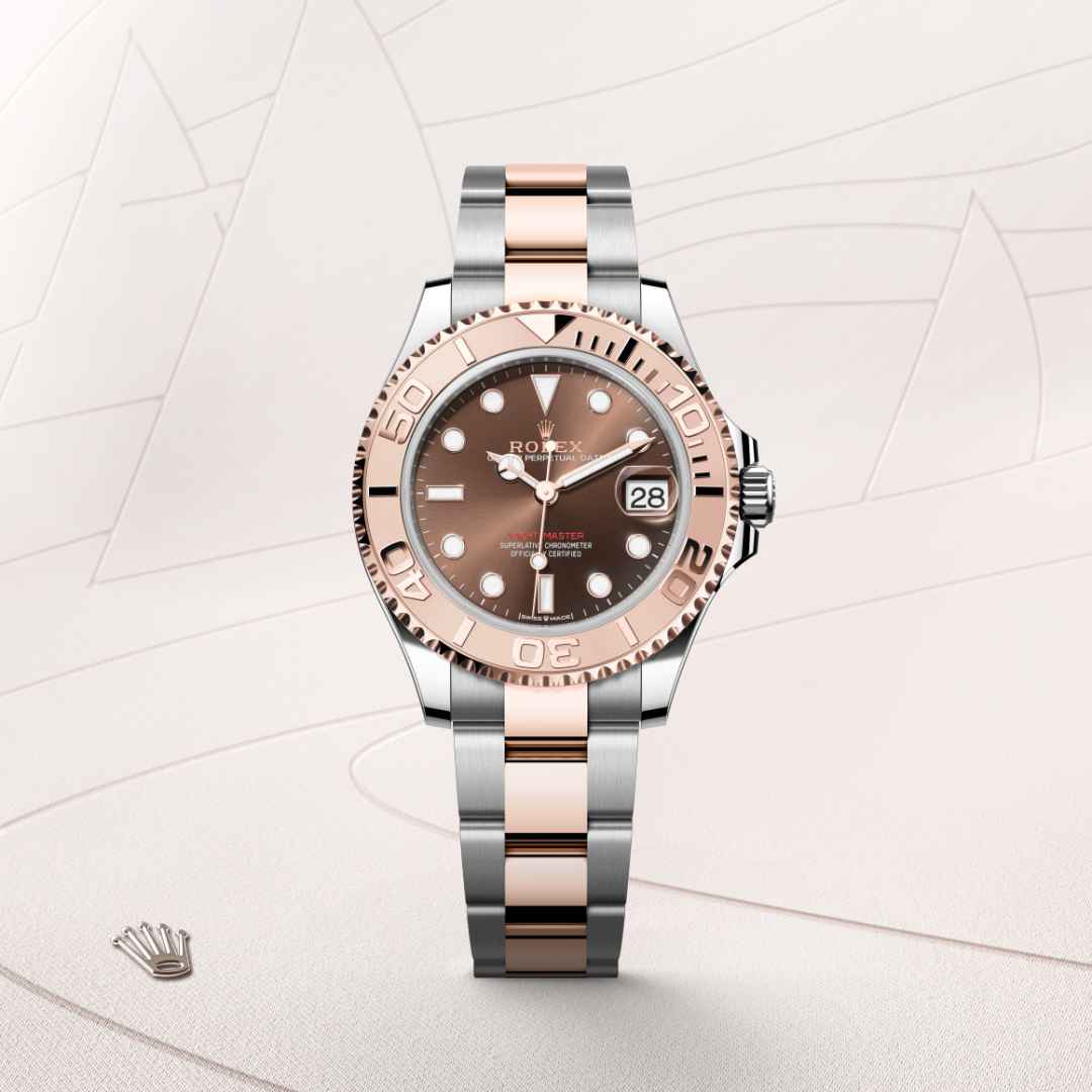 Rolex Yacht-Master in Everose Rolesor - combination of Oystersteel and Everose gold, M268621-0003 - Blakemans Jewelry