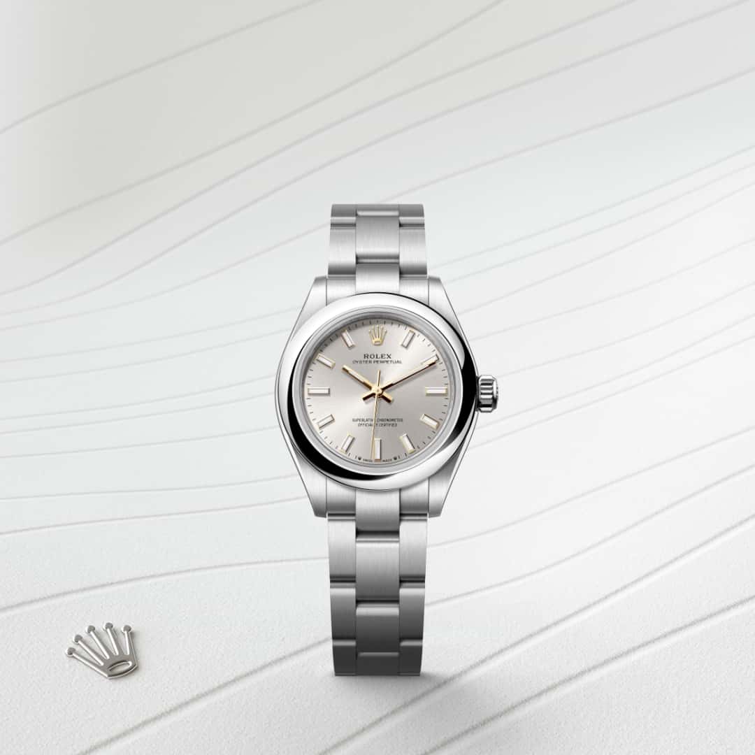 Rolex Oyster Perpetual in Oystersteel, M276200-0001 - Clarkson Jewelers