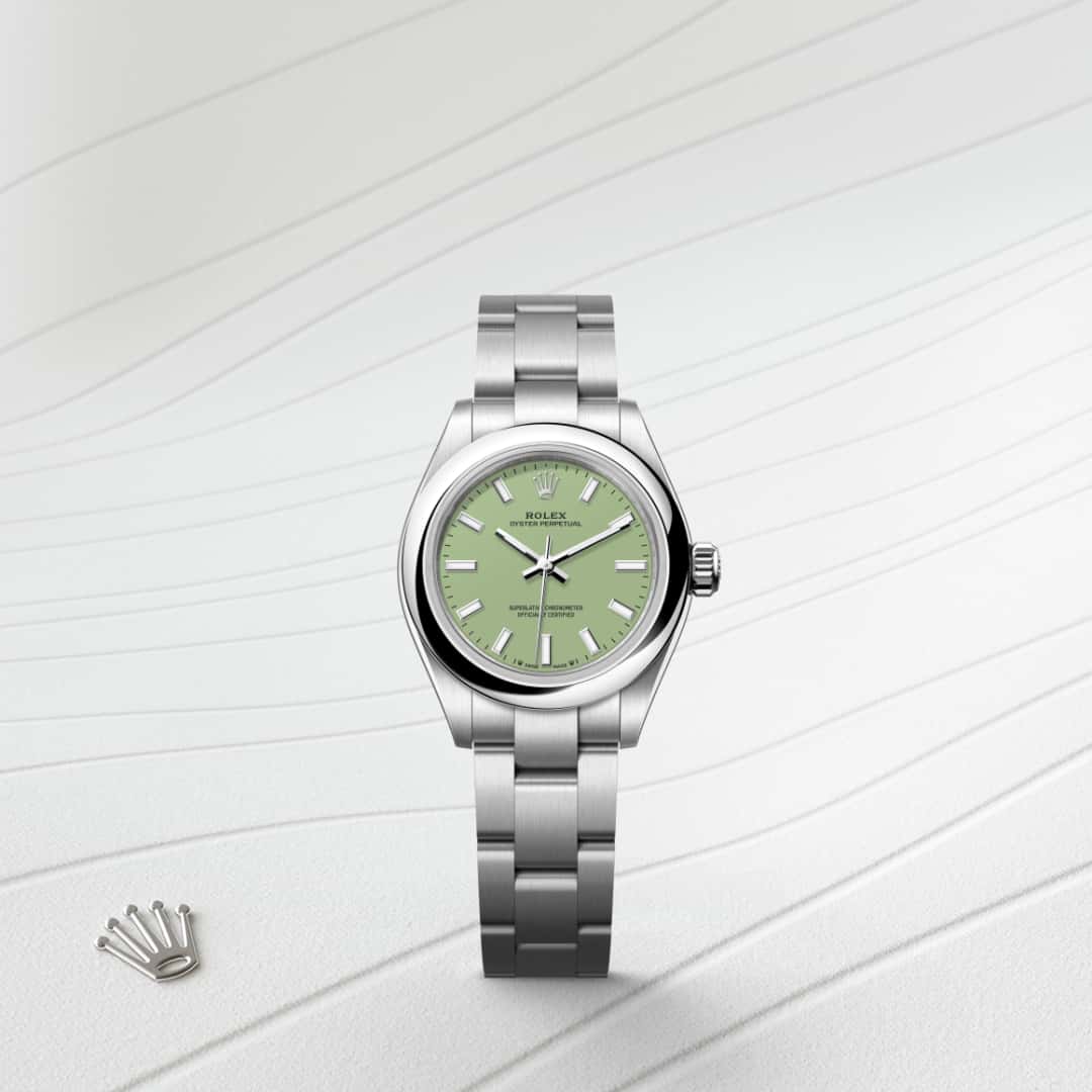 Rolex Oyster Perpetual in Oystersteel, M276200-0006 - Little Switzerland