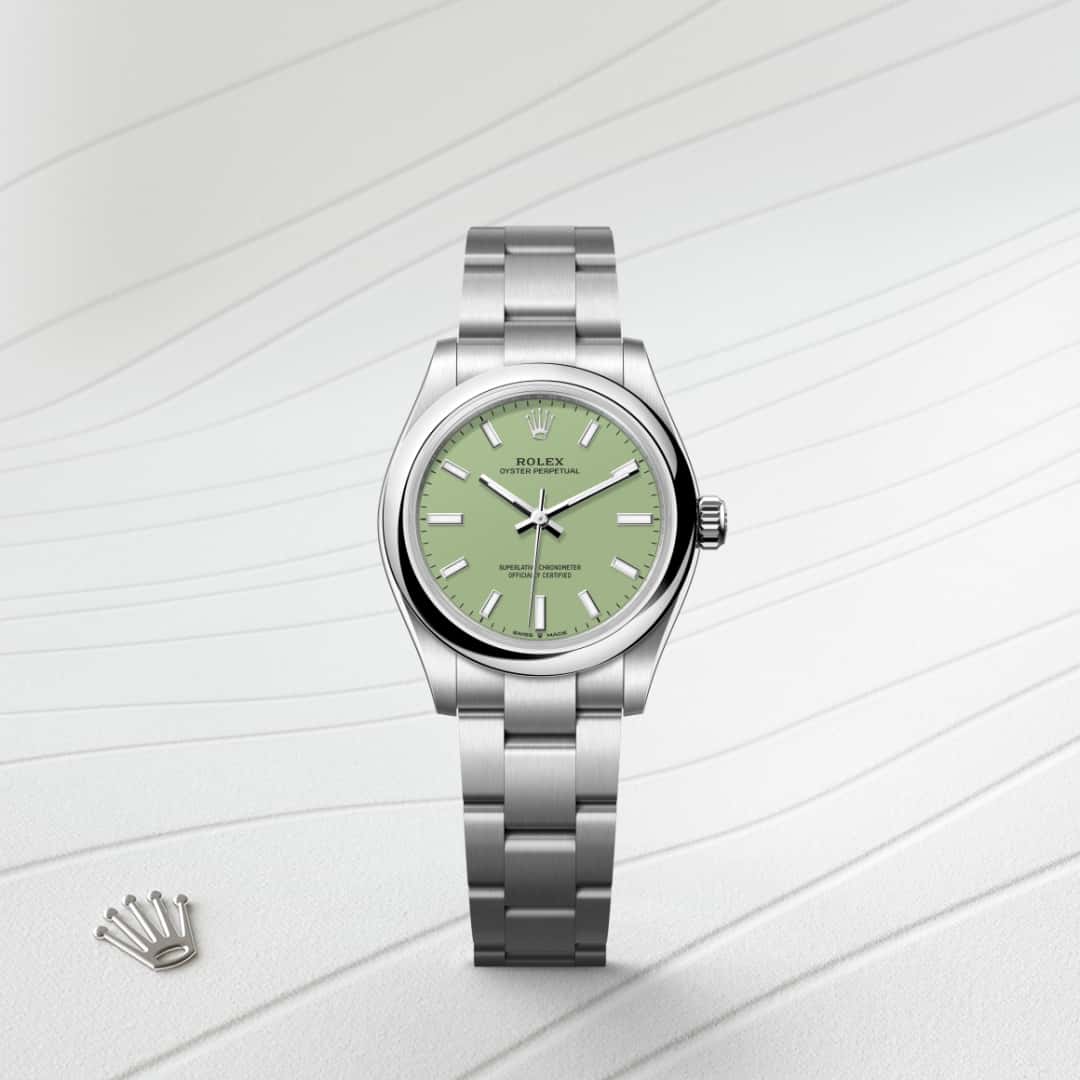 Rolex Oyster Perpetual in Oystersteel, M277200-0012 - Walters & Hogsett