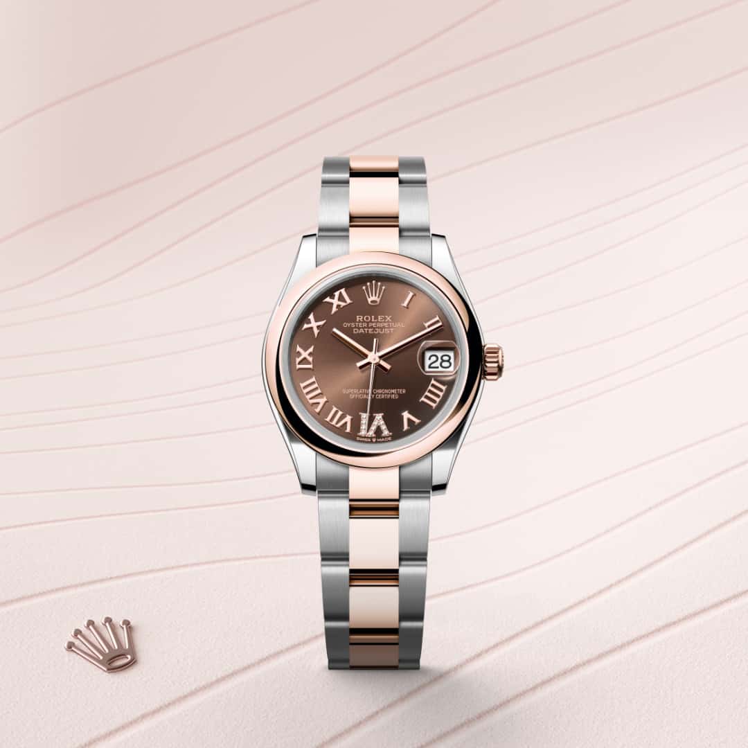 Rolex Datejust in Everose Rolesor - combination of Oystersteel and Everose gold, M278241-0003 - Richter & Phillips