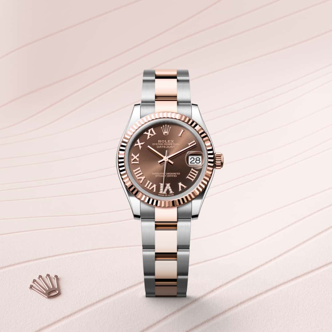 Rolex Datejust in Everose Rolesor - combination of Oystersteel and Everose gold, M278271-0003 - Richter & Phillips