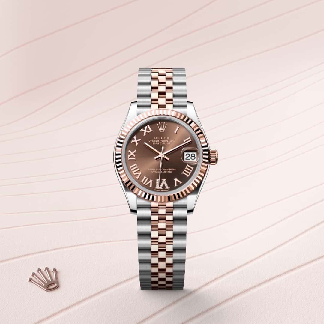 Rolex Datejust in Everose Rolesor - combination of Oystersteel and Everose gold, M278271-0004 - Richter & Phillips