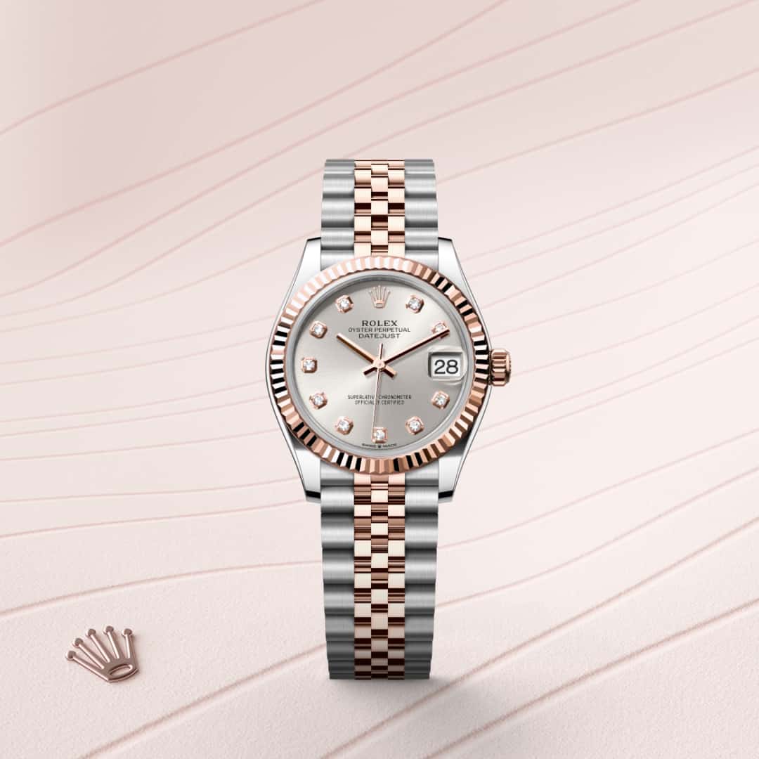 Rolex Datejust in Everose Rolesor - combination of Oystersteel and Everose gold, M278271-0016 - Blakemans Jewelry