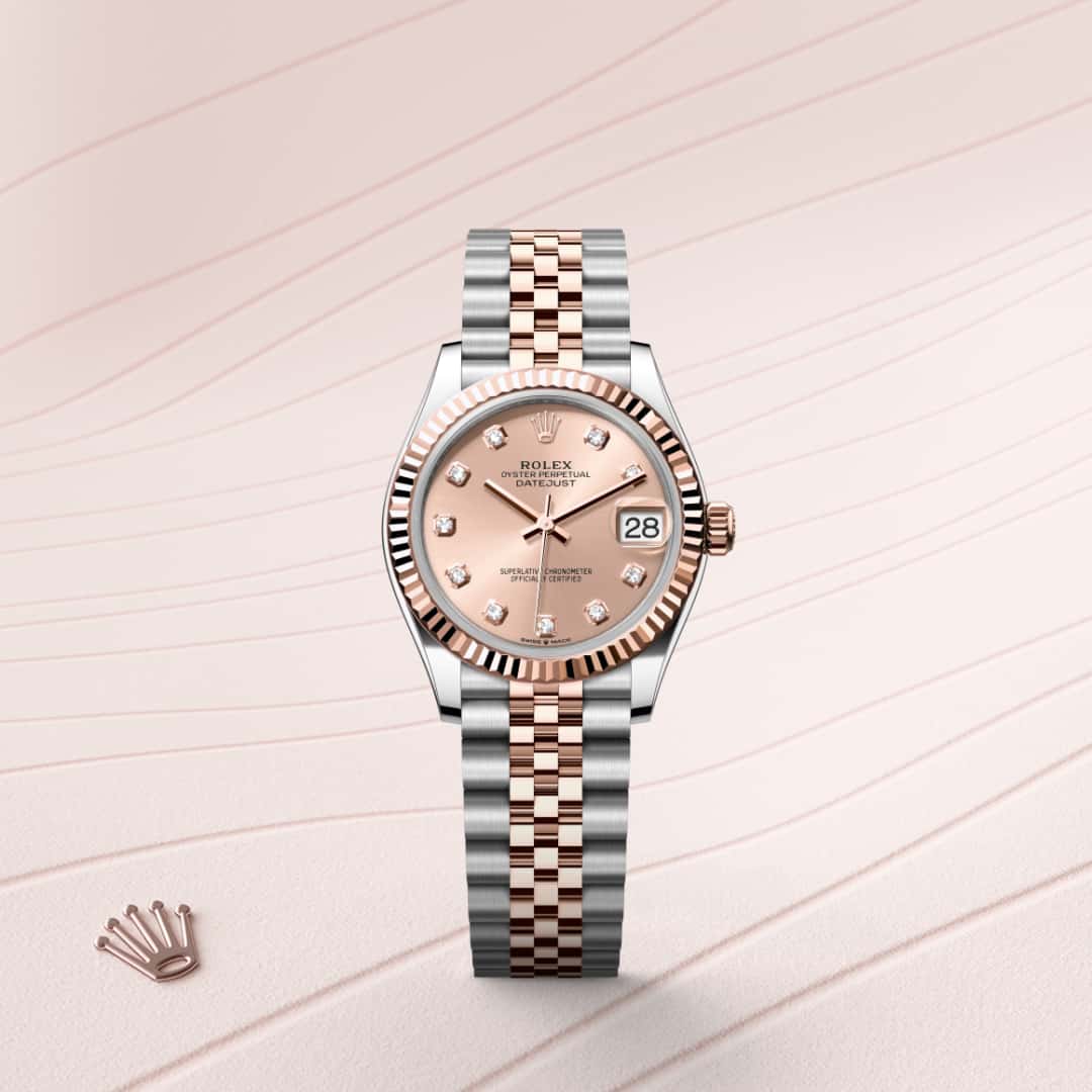 Rolex Datejust in Everose Rolesor - combination of Oystersteel and Everose gold, M278271-0024 - Walters & Hogsett